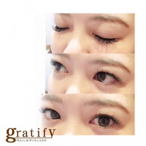 Gratify アイライン効果のあるデザイン